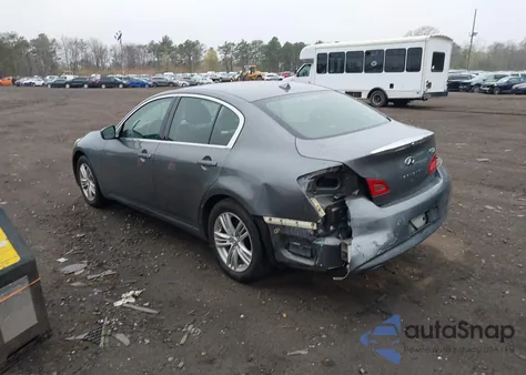 2013 Infiniti G37X from USA, damaged, VIN JN1CV6AR7DM351651
